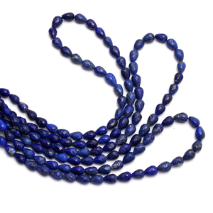 Lapislázuli 5x8mm-7x10mm, cuentas de lágrima briolette, lapislázuli azul natural, piedra semipreciosa facetada, cuentas sueltas en forma de gota para joyería. - Product Image 3