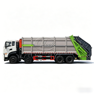 รถบรรทุกขยะอัดแบบตักท้ายขนาดใหญ่ 8x4 ตงเฟิง - Product Image 2