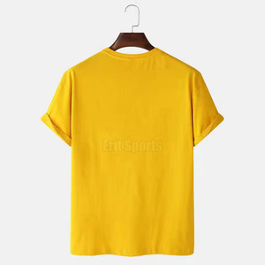 T-shirts pour hommes respirants 100% coton, écologiques, faible MOQ, design de logo personnalisé, vente en gros, manches courtes à bas prix - Product Image 2