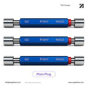 Juego de calibres de tapón internos lisos 40mm-50mm, calibres de tapón simples GO NO-GO H7 H6 H8 OHNS, acero endurecido EN31, carburo de tungsteno - Product Image 4
