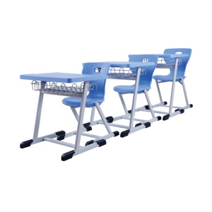 Mobilier scolaire de taille moyenne, bureau et chaise d'étudiant - Product Image 2