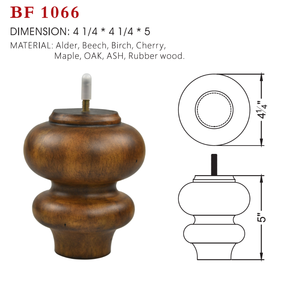 Pieds de meubles en bois massif tournés traditionnels pour canapé, table, armoire – Remplacement de pieds en bois – Fabricant OEM de meubles - Product Image 6