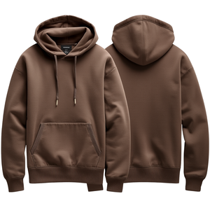 Sweat-shirt à capuche personnalisé pour homme, poids lourd 400 GSM, double fermeture éclair, coton premium, streetwear, vente en gros - Product Image 3