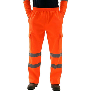 Pantalones de Soldadura Industriales de Alta Resistencia, Pantalones de Trabajo Seguros, Tela Resistente, Largos, Térmicos, Impermeables, para Pesca - Product Image 1