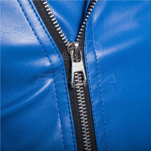 Men Classic <b>Real</b> <b>Leather</b> <b>Jacket</b> Casual Outerwear With Front Zipper And Side Pockets <b>Leather</b> <b>Jacket</b> For Daily Wear - Product Image 6