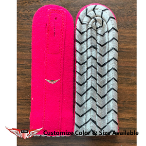 KEW Silver Black Customizable <b>Braided</b> Shoulder Board Pink Back Luxury Epaulettes Eco-Friendly Vintage <b>Accessory</b> - Product Image 2
