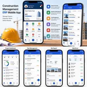Empresa Líder en Desarrollo de Aplicaciones Móviles ERP para Gestión de Construcción, para el Seguimiento de Proyectos y Operaciones en Sitio - Product Image 1