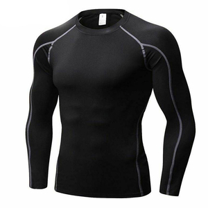 Fitness Quick Dry Regular Fit Short Sleeve O-Neck Polyester/Cotton <b>Silk</b> Screen Printed Sporty T-<b>shirt</b> <b>Men</b> Outdoor Training - Product Image 1