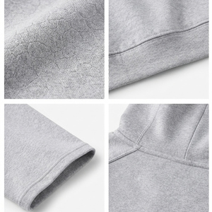 Hot Sale Breathable Cotton Fleece <b>Men</b> Short Sleeve Hoodie Customizable Colors French Terry Basic Cotton Blended Low Price Hoodie - Product Image 4