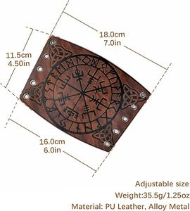 Fabricant OEM de gants en cuir avec boucles en cuir réglables pour les festivals médiévaux, le cosplay et les passionnés de costumes - Product Image 4