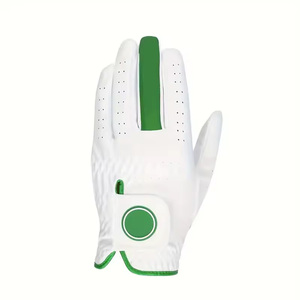 Gants de golf pour femmes, vente en gros, microfibre respirante, blancs, légers, séchage rapide, coupe ajustée, prêts à la vente au détail - Product Image 2