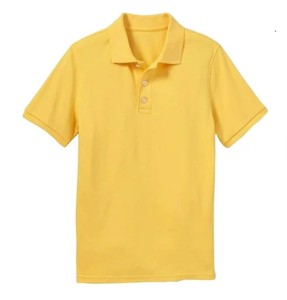 Meilleure Offre - Polo à Manches Courtes en Polyester et Coton Personnalisé pour Enfants - Séchage Rapide - Product Image 4