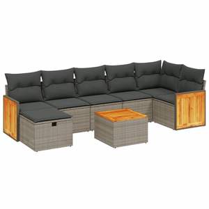Dark Grey Garden <b>Sofa</b> <b>Set</b> - Product Image 2