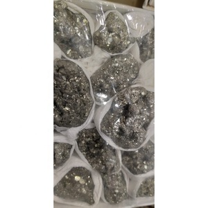 Wholesale Gemstone Semi-Precious Natural Golden Peru Pyrite Carved Rough Raw Stone Box Packing Love Feng Shui Reiki <b>Mascot</b> - Product Image 2