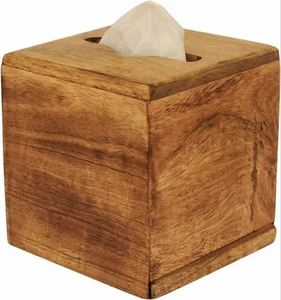 Wholesale Classic Wooden Jewelry Storage Box Single Tier <b>Foldable</b> Stackable Custom Size Living Room Display Keepsake Box - Product Image 6