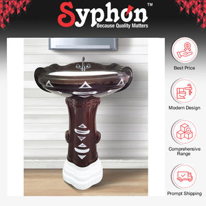 อ่างล้างมือแบบตั้งพื้นเซรามิกดีไซน์หรูหราทันสมัยคุณภาพพรีเมียม ล็อตใหม่ล่าสุดจากผู้ผลิตในอินเดีย - Product Image 2