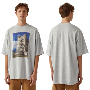 Camiseta de Hombre con Estampado Gráfico Extra Grande, Estilo Urbano, Informal, Holgada, de Manga Corta, para Verano - Product Image 4