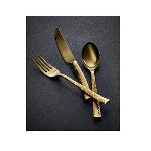 Ensemble de couverts dorés, couverts de luxe, couverts en métal durables, articles promotionnels en stock, utilisés dans les restaurants et à la maison - Product Image 4