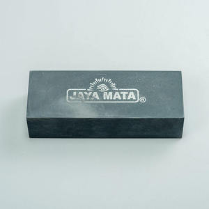Pierre à aiguiser manuelle JAYA MATA multi-grains (400-800), durable, rectangulaire noire, à une seule face - Product Image 3