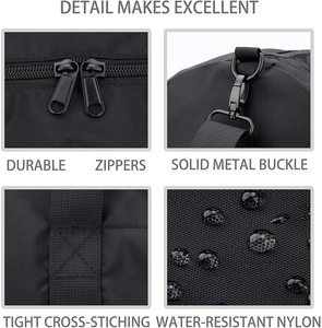 Sac de sport conçu avec un grand compartiment principal et plusieurs poches pour ranger les vêtements de sport, les chaussures et les accessoires - Product Image 5