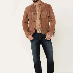 Blouson Cowboy en Gros Nouveau Design Qualité Supérieure Vêtements Western Haut de Gamme Enduits Longs et Tendance les Plus Vendus - Product Image 3