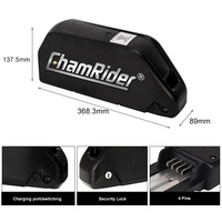 Batterie de Vélo Électrique Chamrider Prix Usine, Pack de Batteries Lithium-Ion Polly 36V 48V 52V 24Ah 27Ah 28Ah 13S6P pour Trottinette Électrique