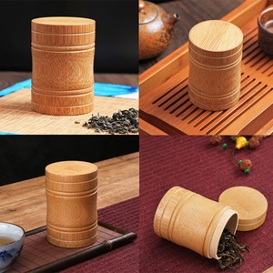 Indian Supplier Vintage Wooden BPA Free Large Capacity Kitchen <b>Canister</b> for Coffee <b>Tea</b> Sugar Spice Storage Available Best Price - Product Image 3