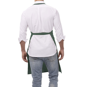 Cross-Back Black Work Apron Adjustable Strap <b>Utility</b> Pockets Lightweight Ergonomic Design Custom Apron - Product Image 4