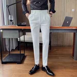 Nouveau pantalon de costume décontracté droit et léger sur mesure pour homme - 100 % coton, écologique, pour le bureau, service OEM - Product Image 6