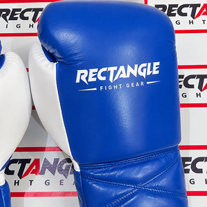 Gants de combat rectangulaires en cuir durable, pour entraînement de boxe, avec support de poignet à lacets, équipement professionnel pour boxeurs - Product Image 6