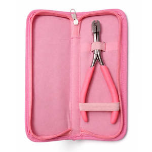 Pince à capsules pour extensions capillaires professionnelles, outil de sertissage à la kératine avec étui, usage en salon, prix usine OEM - Product Image 6