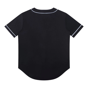 OEM Service Latest High Quality Breathable Neck Rounded Bottoms Men <b>Baseball</b> Jersey Custom Color Short Sleeve - Product Image 4