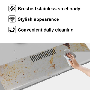 เครื่องดูดควันแบบติดตั้งใต้ตู้ขนาด 30 นิ้ว แบบไร้ท่อ แบบไร้สาย แบบเหล็ก 3 ระดับความเร็ว - Product Image 6