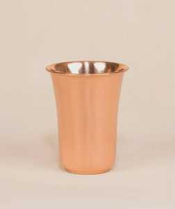 Verre à eau en cuivre fait main, style classique, best-seller, accessoires pour bar à domicile, verre 100% cuivre - Product Image 2
