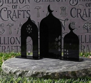 Modern <b>Islamic</b> Acrylic Shelf Ramadan Kareem Decor Mosque Design Tabletop Ornament Eid Mubarak <b>Gift</b> - Product Image 3