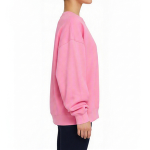 Wholesale Women's Casual Sweatshirt Crew Neck Autumn Lightweight Solid Color Fashion Warm Oversized <b>Fit</b> <b>Jumper</b> Hoodie Sweatshirt - Product Image 3