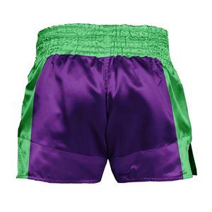 Muay Thai lightweight satin fabric custom design breathable training <b>shorts</b> elastic waistband gym fitness wear for <b>men</b> women - Product Image 4