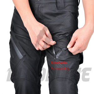 Pantalon en jean pour moto, résistant et durable, avec coutures renforcées, pour usage quotidien. - Product Image 5