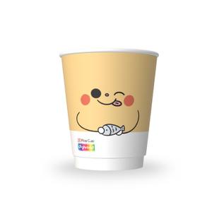 Gobelet en papier jetable à double paroi personnalisé, imprimé, 8-20 oz, recyclable, de qualité alimentaire, avec revêtement PE anti-fuite - Product Image 5