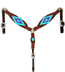 Collier de poitrine pour cheval Western de qualité supérieure, fait main, en cuir véritable, durable, réglable, équipement équestre, fournisseur en gros - Product Image 2