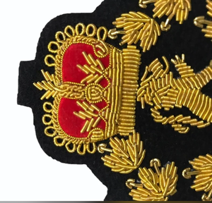 Parches Bordados a Mano de Lujo Personalizados con Hilo Metálico, Resistentes al Agua y Ecológicos, con Efecto 3D en Relieve, MOQ Bajo - Product Image 4