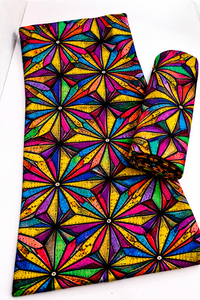 Premium African Wax Print 100% Cotton Tie Fabric for Garment Use Tailored Branding Logo Personalization Lusaka OEM Textile - Product Image 2