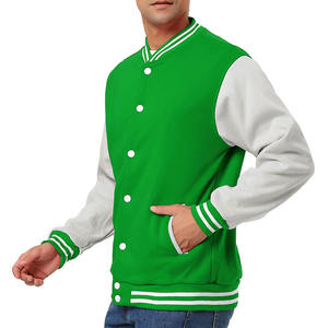 Veste de baseball classique pour homme avec logo personnalisé brodé noir 2025, veste de couple, veste universitaire pour homme, veste varsity - Product Image 3