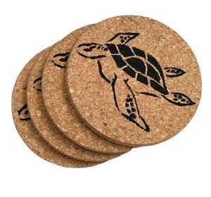 Emoji Design sous-verres en liège dernière conception 2025 décor de table le plus vendu bois et pierre sous-verres à café de haute qualité prix de gros - Product Image 4