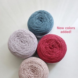 <b>thick</b> yarn GRANDE Combed Cotton Crochet Yarn for Hand Knitting 300g Ball Hand Knitting Yarn wholesale hilos - Product Image 5