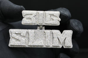 Pendentif Hip Hop Street Bling Iced CZ Prestige - Product Image 2