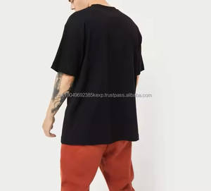 Camiseta de gran tamaño para hombre, 100% algodón, manga corta, antiarrugas, diseño premium, trabajo profesional según demanda del cliente. - Product Image 1