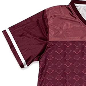 Camiseta de Fútbol Americano Retro Personalizada, Estilo Oversize, Corte Cuadrado, 100% Poliéster Transpirable, Talla Grande, Ropa Urbana Corta - Product Image 2