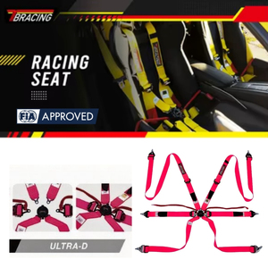 Arnés de Seguridad para Carreras de 6 Puntos, 2 Pulgadas, FIA 8853-2016, Personalizado OEM ODM, Patente Taiwanesa, Liberación Rápida, 16 Colores - Product Image 3