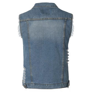 เสื้อกั๊กยีนส์ผู้ชายระบายอากาศได้ดี รุ่นใหม่ล่าสุด คุณภาพสูง 100% ราคาคุ้มค่า ดีไซน์ใหม่ล่าสุดจาก Haus Industries - Product Image 6